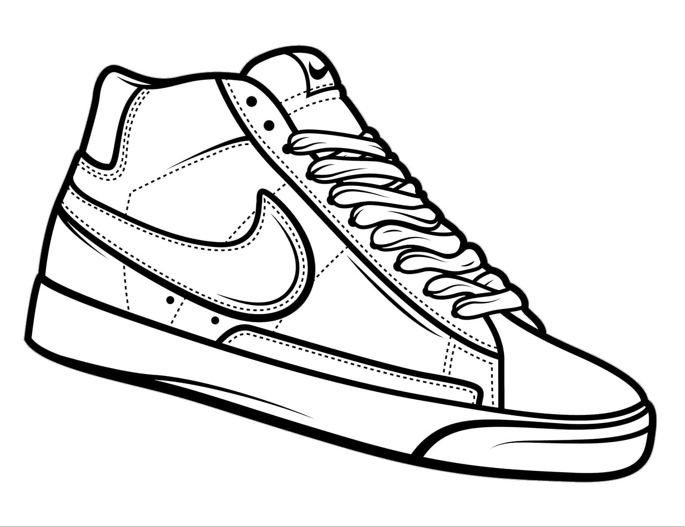 Nike coloring pages printable for free download