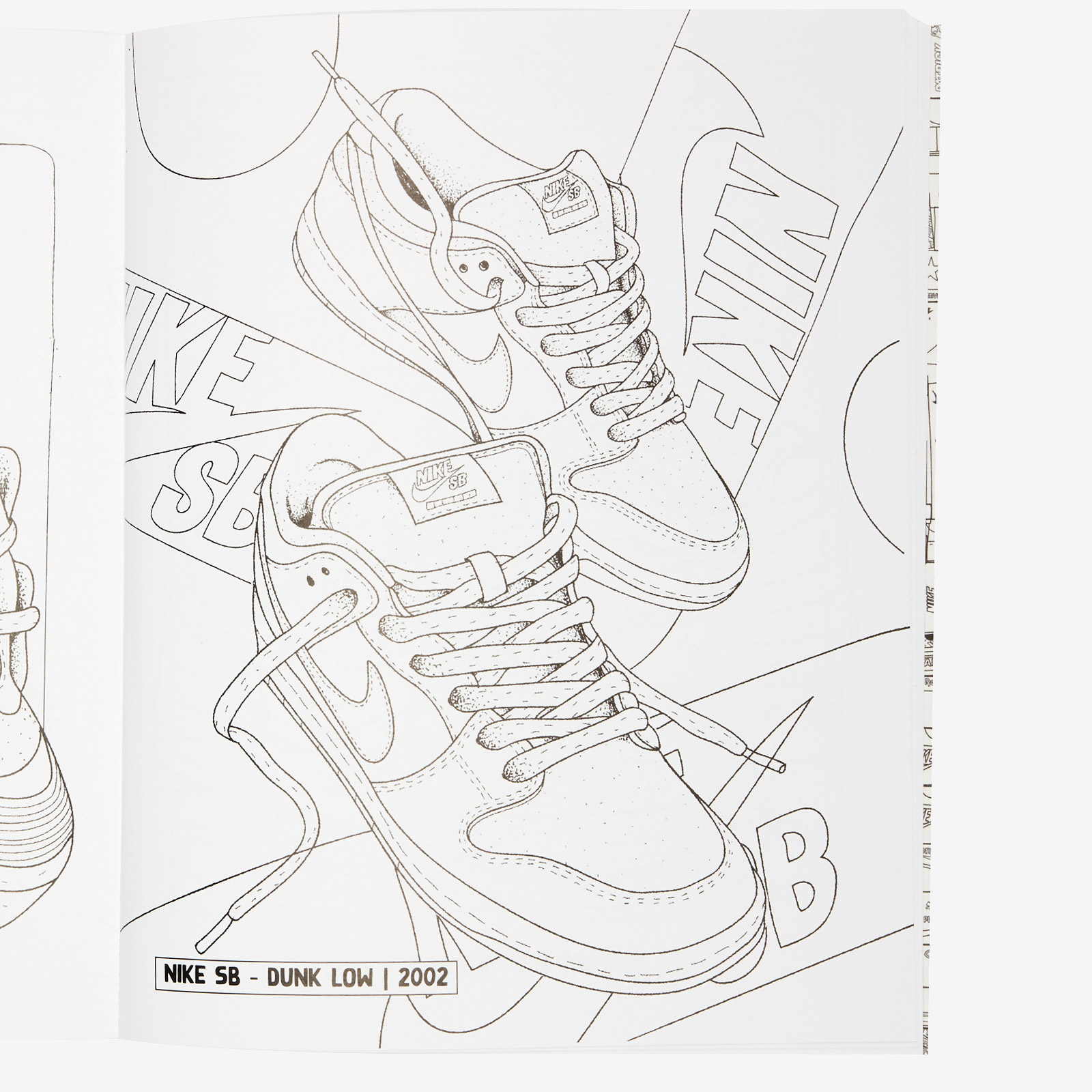Books sneaker coloring book