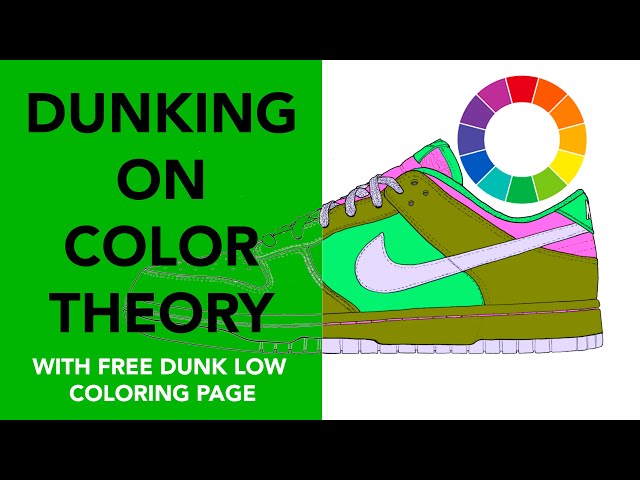 Dunking on color theory art tutorials nikesbdunklow colortheory art