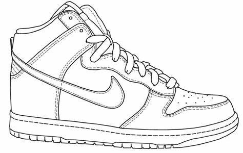 Nike coloring pages gorgeous nike sneakers nike coloring pages nike