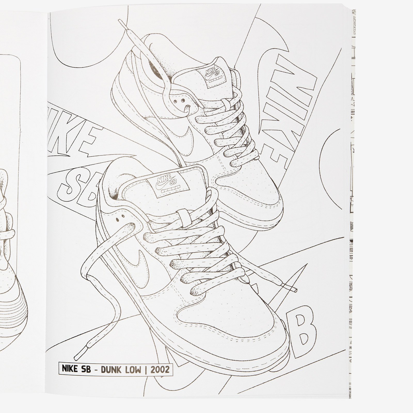 Books sneaker coloring book