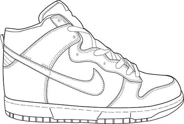 Sporty shoes coloring page coloring sky in sporty shoes shoes sporty