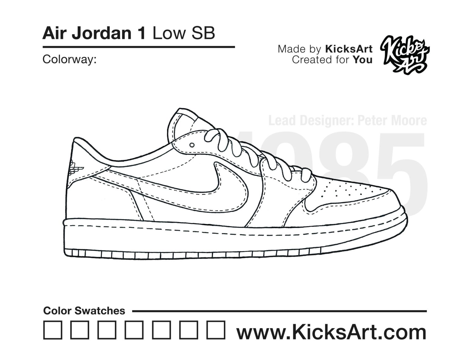 Air jordan coloring pages sneaker coloring pages created by