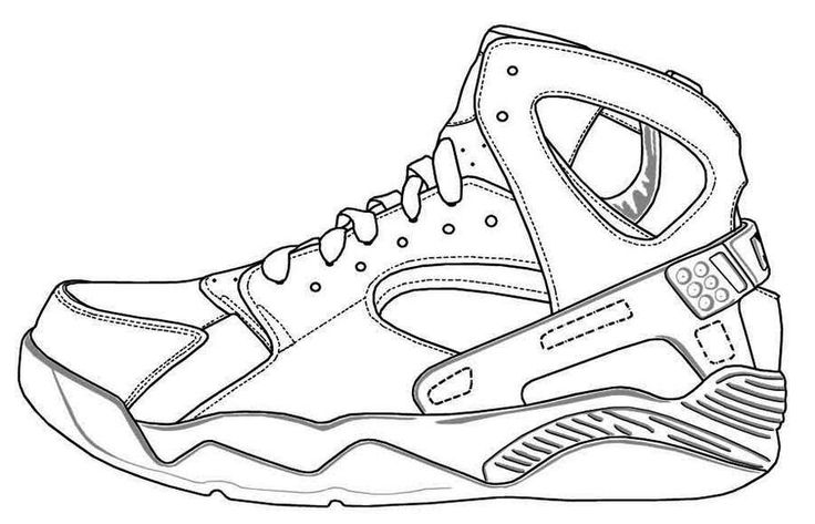 Air jordan shoes coloring pages x air jordans shoes drawing sneakers sketch