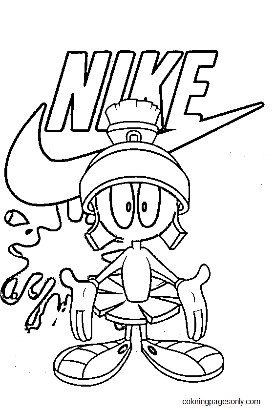 Nike coloring pages printable for free download