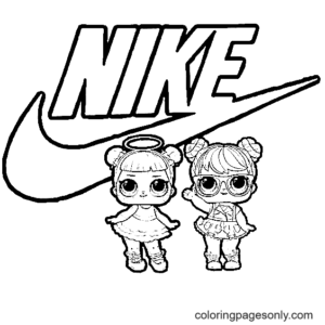 Nike coloring pages printable for free download