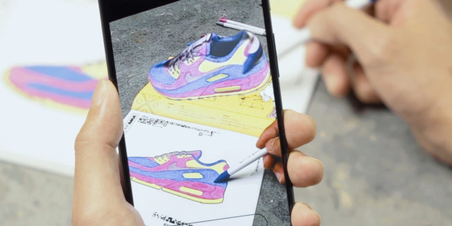 Nike coloring pages go digital in japan