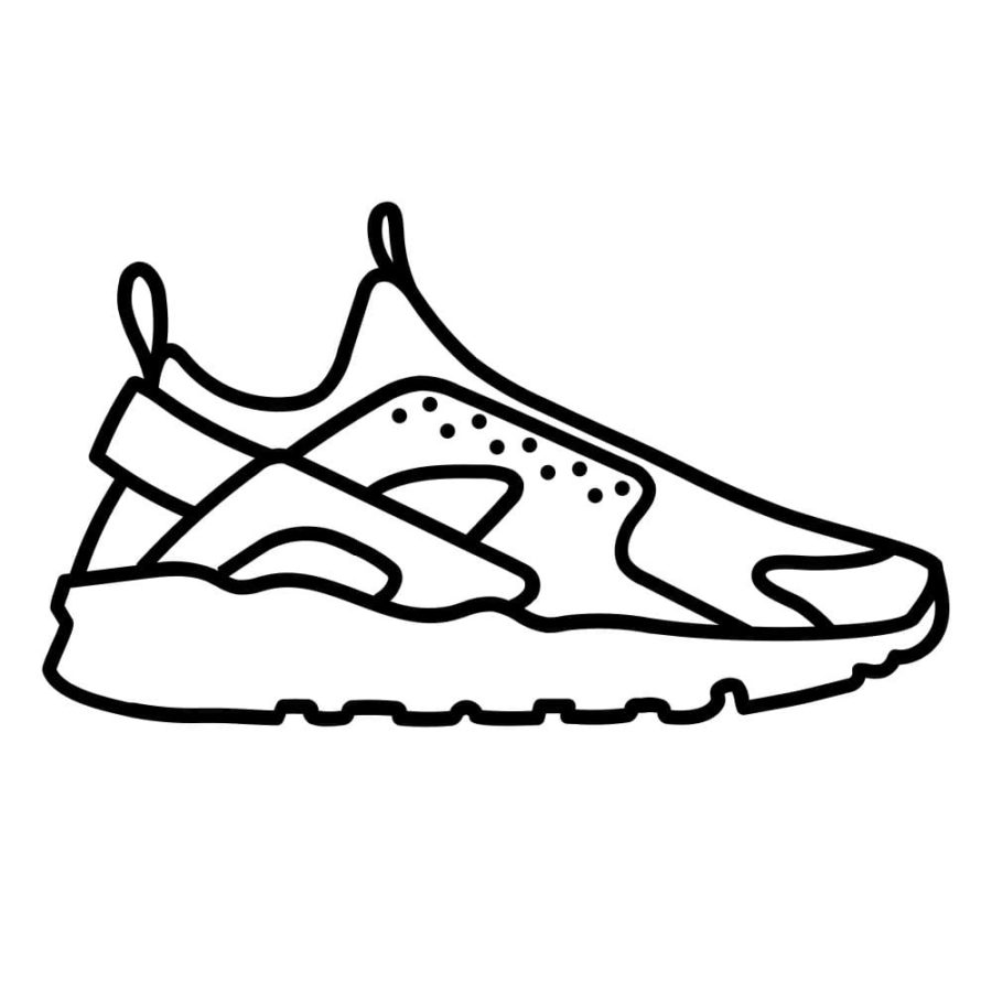 Sneaker coloring pages by coloringpageswk on