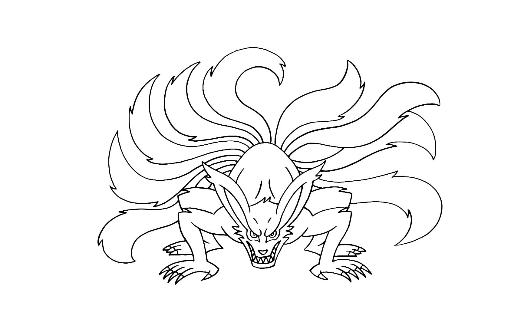 Coloring page the nine