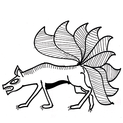 Fox with nine tails