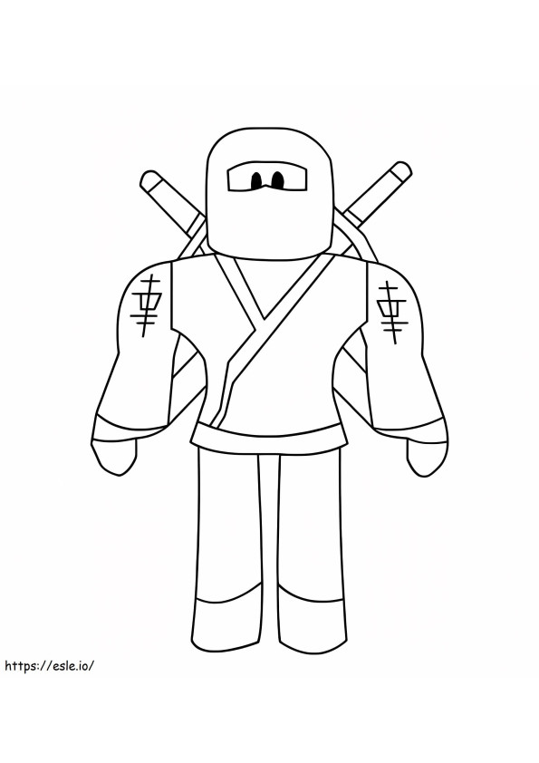 Ninja coloring pages