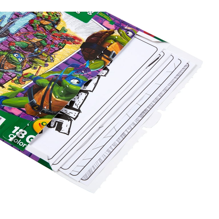 Crayola teenage mutant ninja turtles giant coloring pages coloring pages gift unisex child