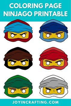 I made a ninjago mask coloring page printable for kids you can cut out the template and turn it into a mask choâ ninjago coloring pages ninjago coloring pages