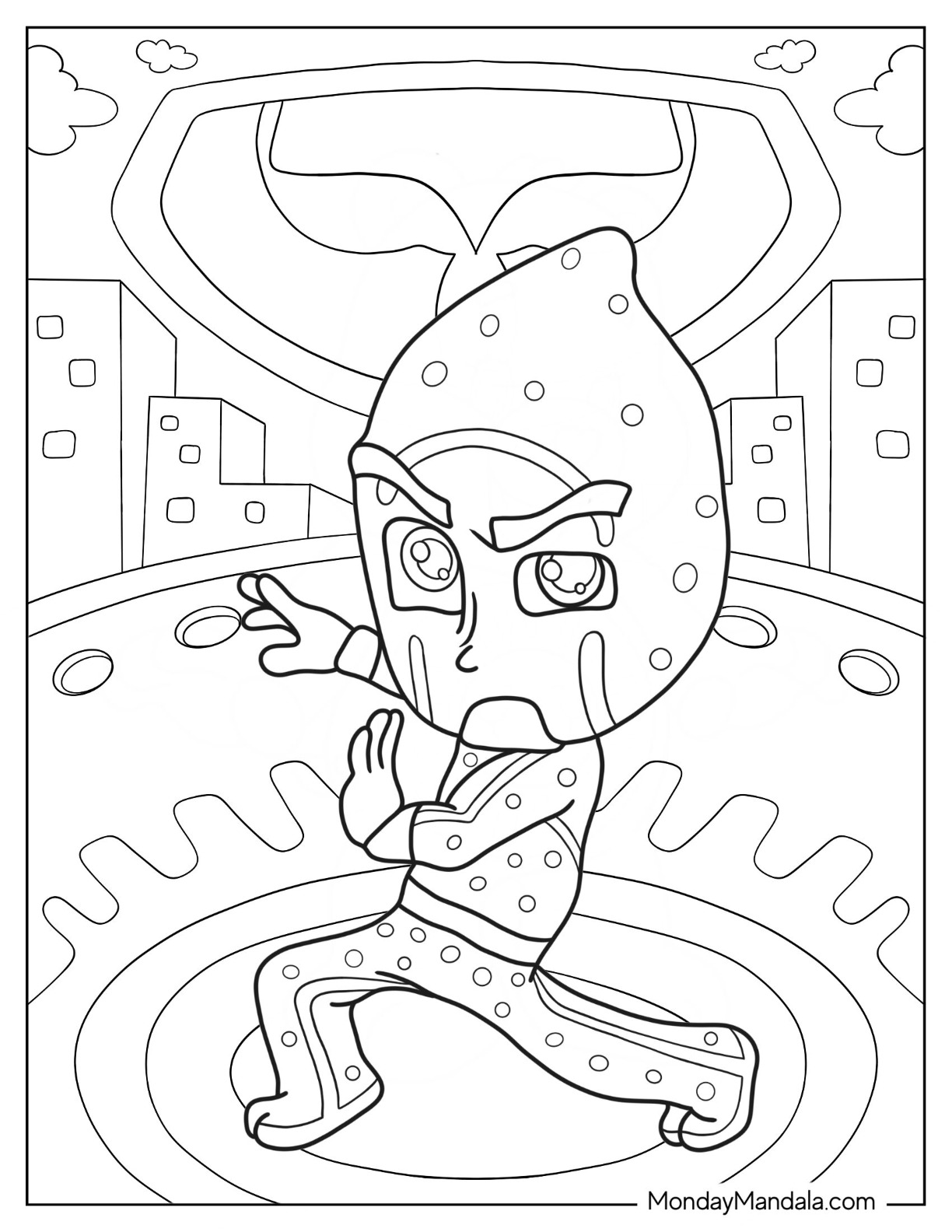 Pj masks coloring pages free pdf printables