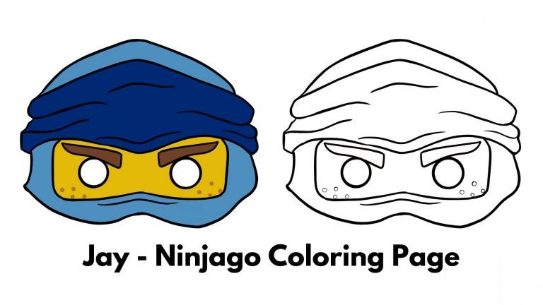 Ninjago coloring page mask printable