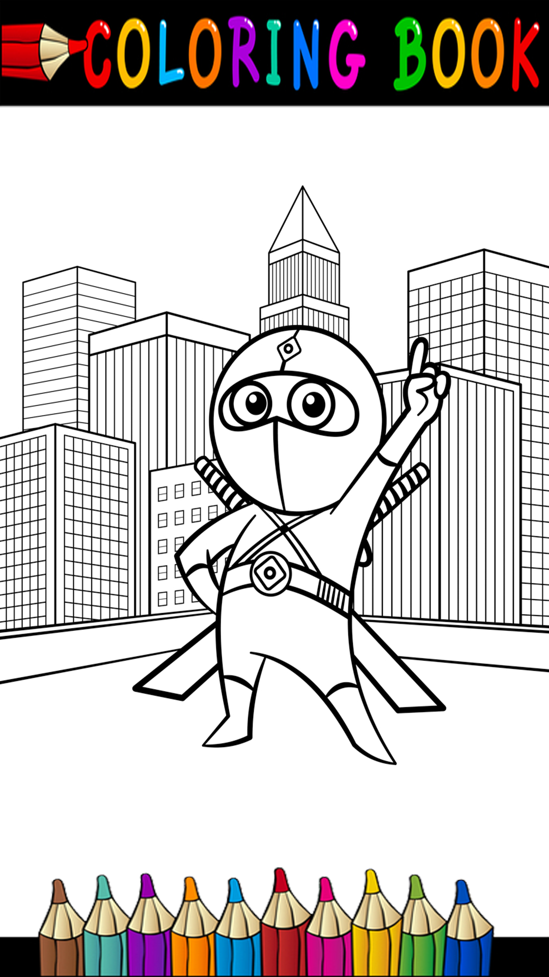 Coloring book ninjaappstore for android