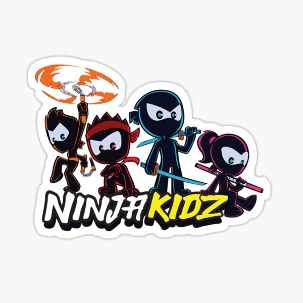 Ninja kidz sticker for sale by lopezodessa