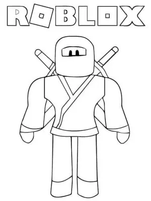 Roblox coloring pages