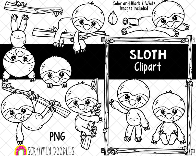 Sloth clipart