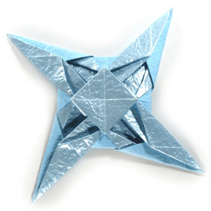 How to make a fancy origami ninja star page