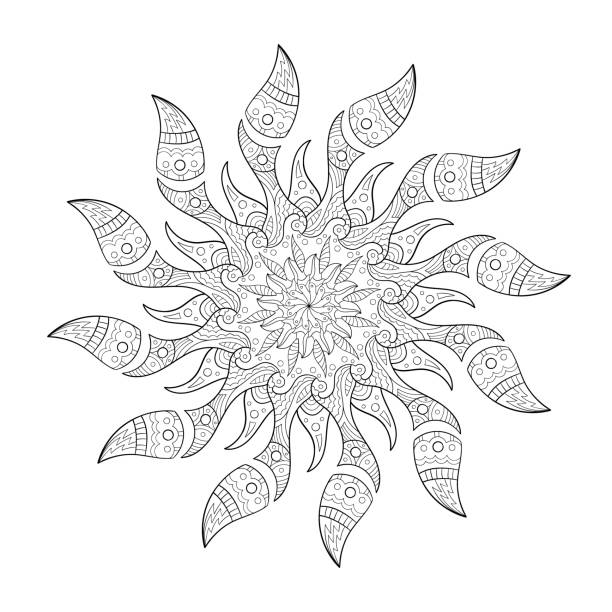 Drawing of the ninja star stock illustrations royalty