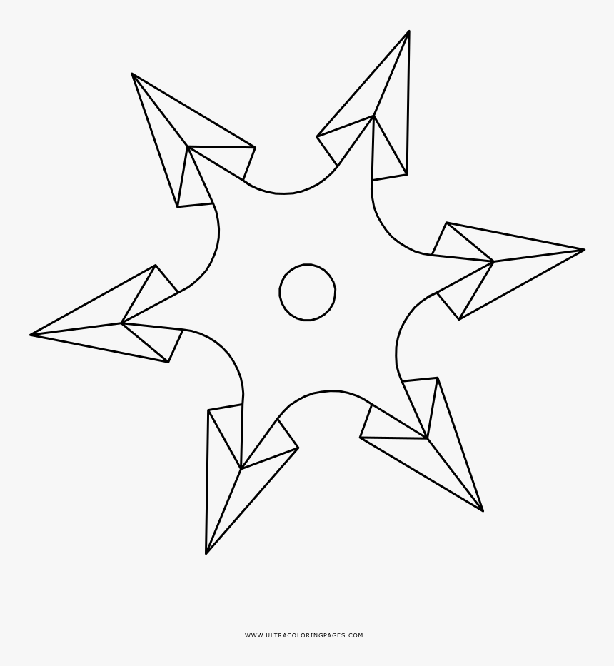 Shuriken coloring page