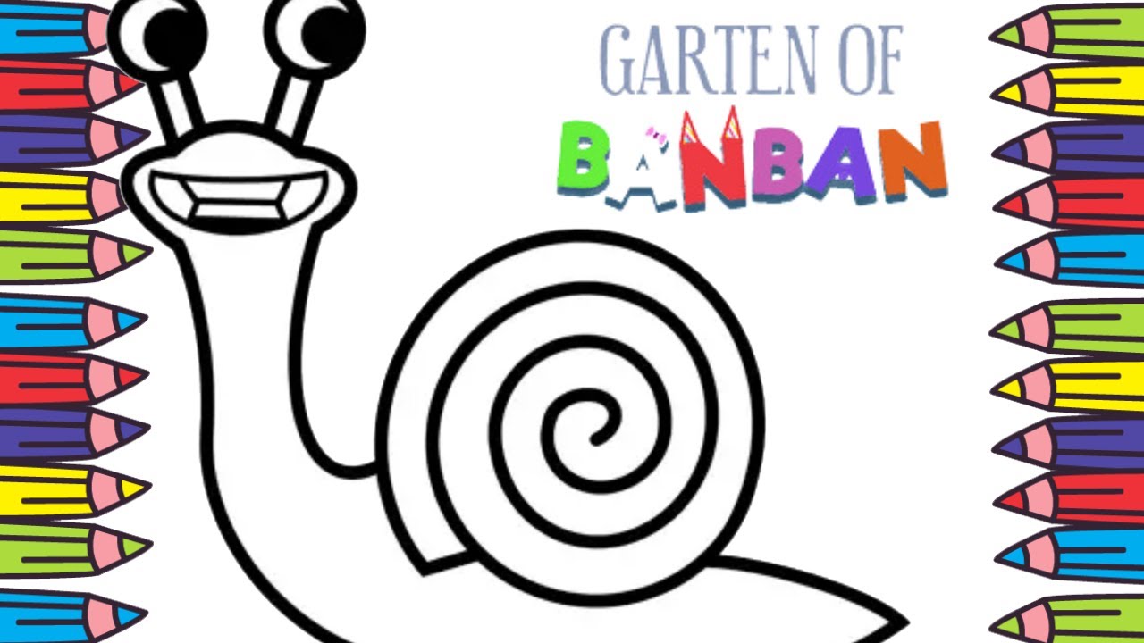 Garten of banban new coloring pages