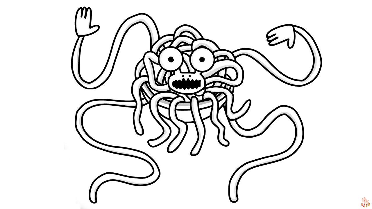 Garten of banban coloring pages free printable easy to color