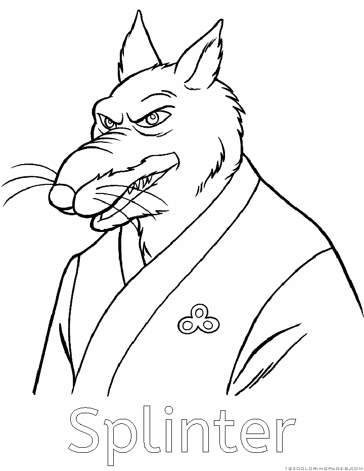 Ninja turtles coloring pages