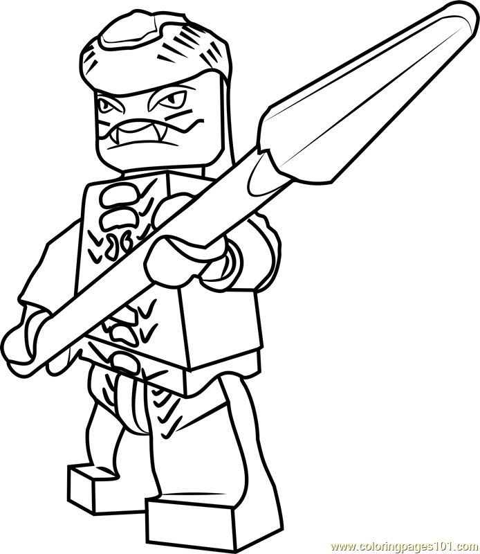 Ninjago snappa coloring page for kids