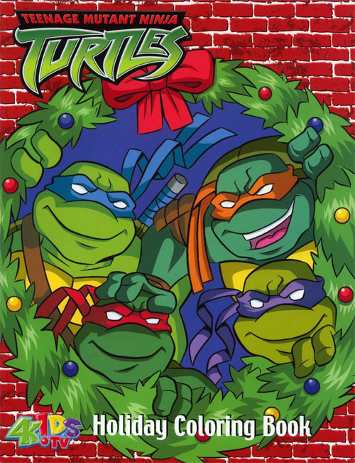Teenage mutant ninja turtles nd holiday coloring book coloring books at retro reprints