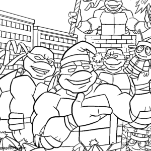 Ninja turtles coloring pages printable for free download