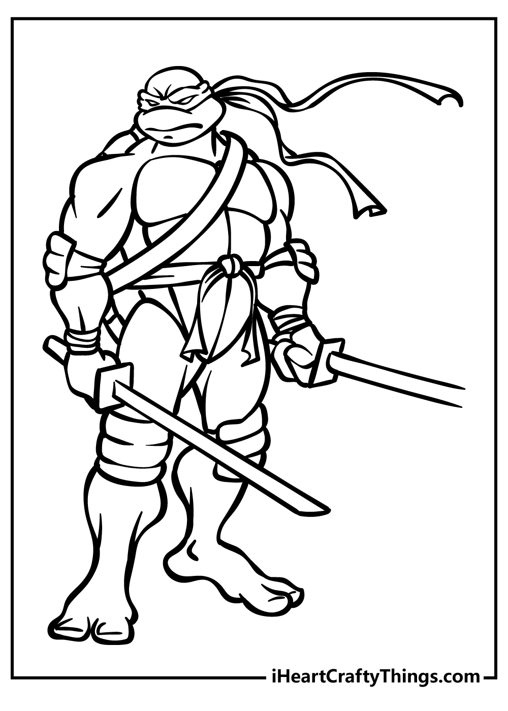 Ninja turtles coloring pages free printables