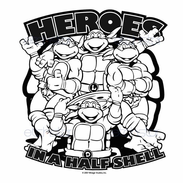 Teenage mutant ninja turtles clip art