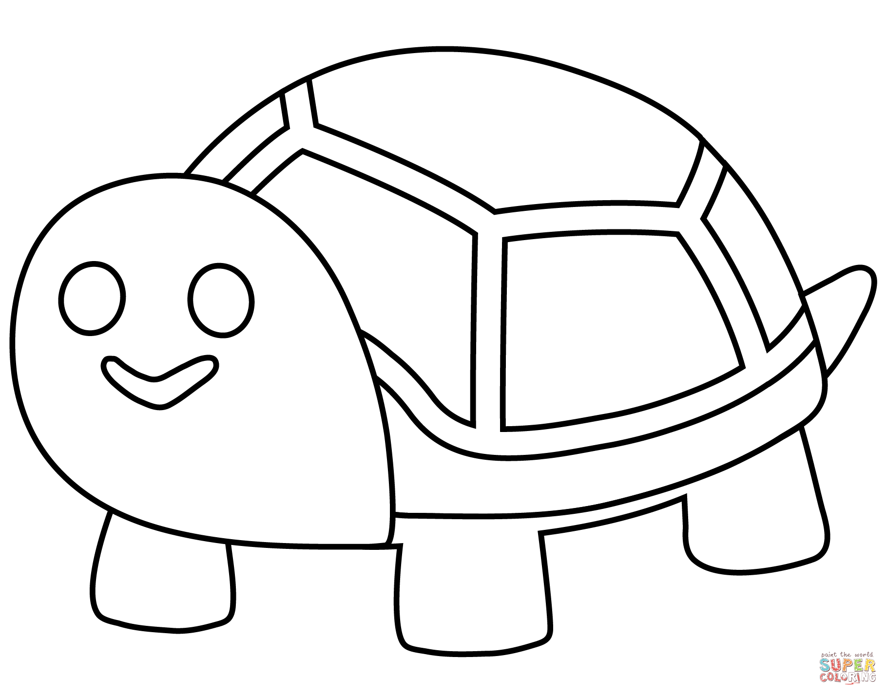 Turtle emoji coloring page free printable coloring pages