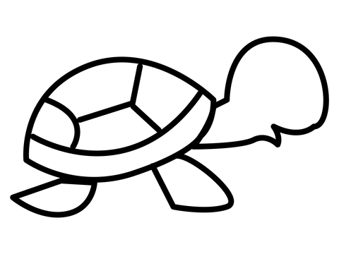 Turtle emoji coloring page free printable coloring pages