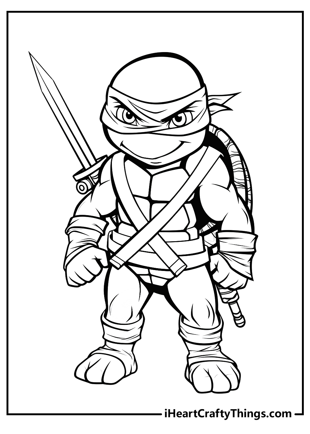 Ninja turtles coloring pages free printables