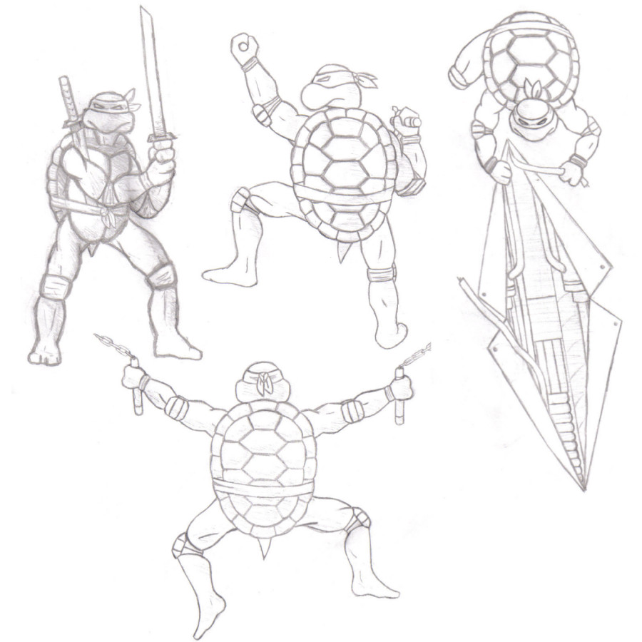 Tmnt tattoo designs by michelleangela on