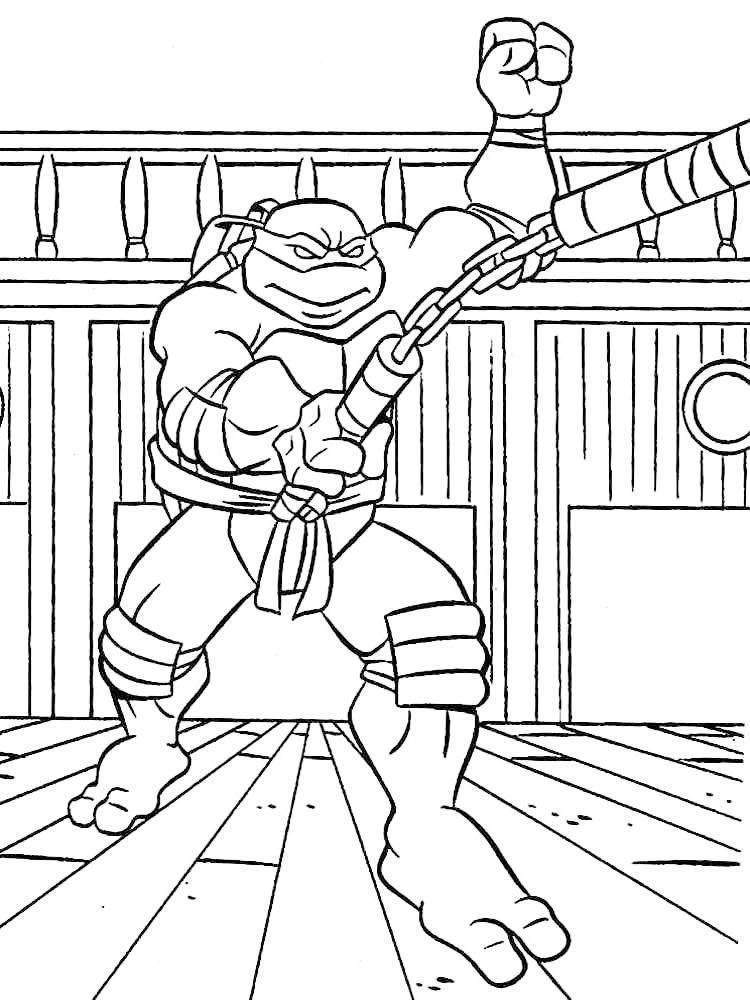 Teenage mutant ninja turtles coloring pages