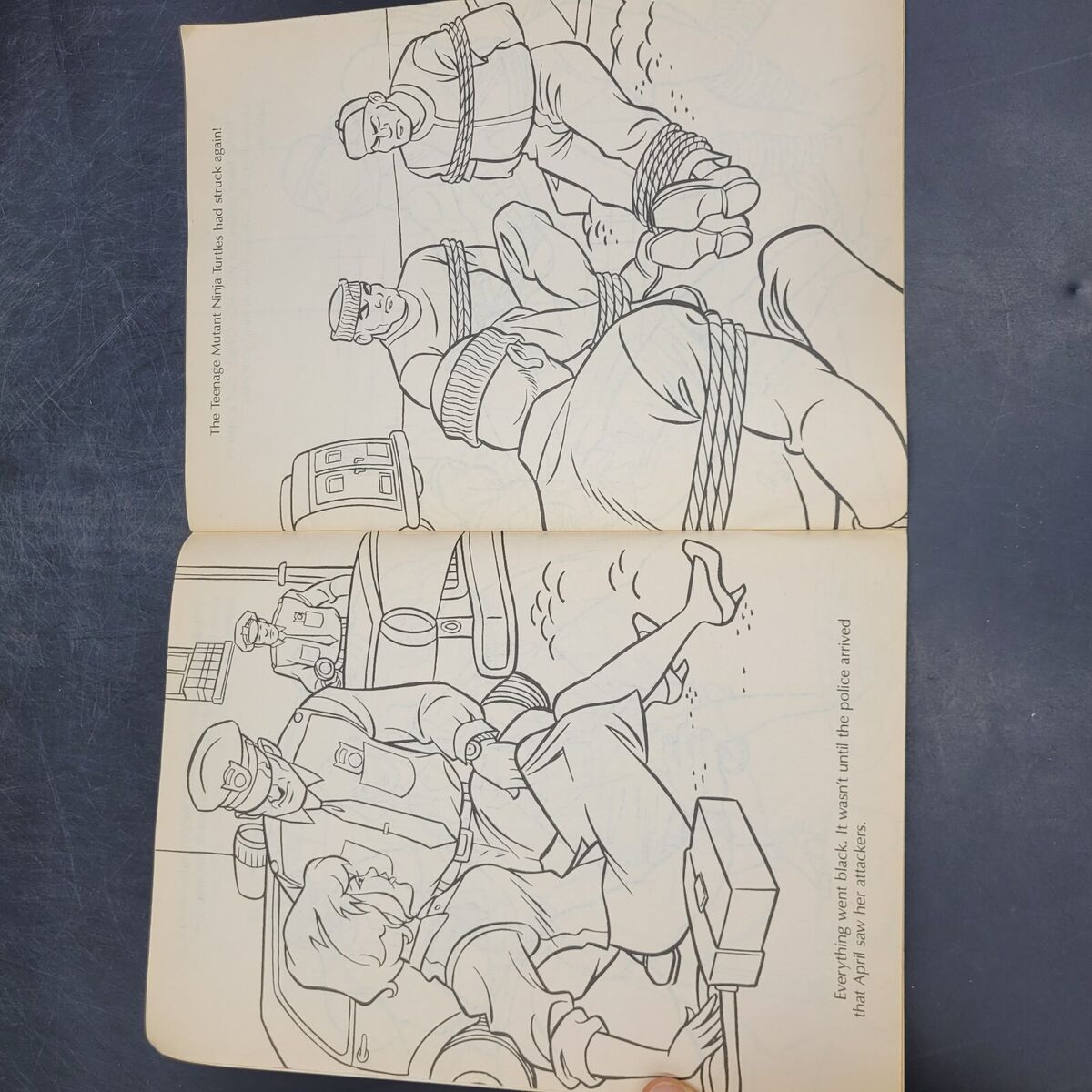 Vintage teenage mutant ninja turtles the movie coloring book random house