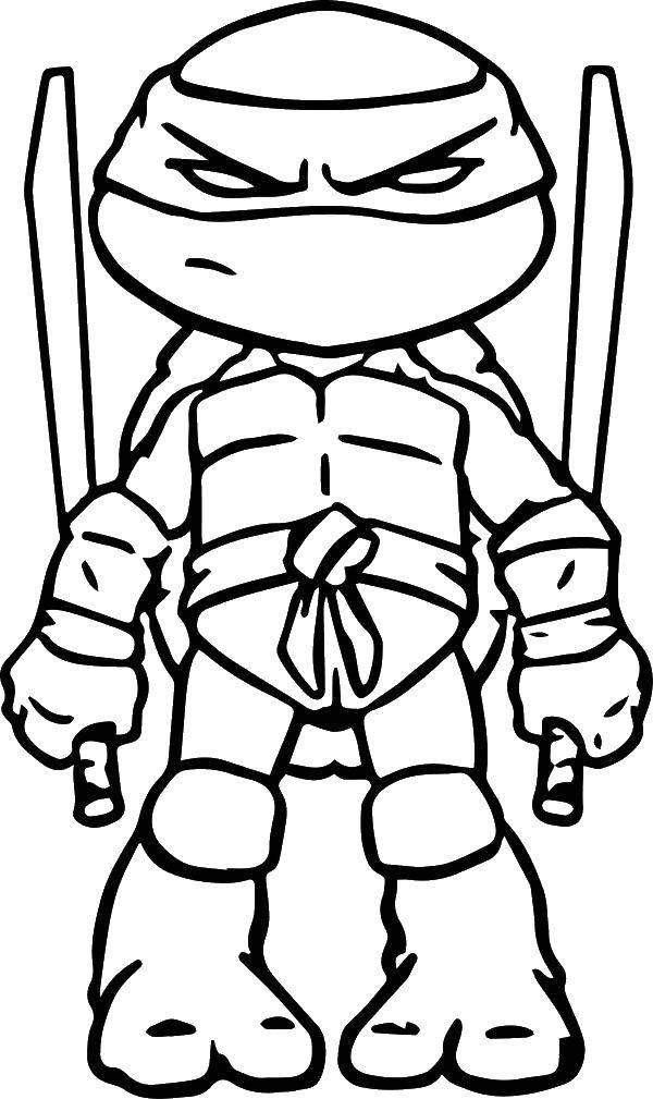 Online coloring pages coloring page leo teenage mutant ninja turtles download print coloring page