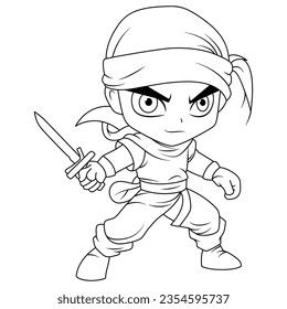 Ninja coloring images stock photos d objects vectors