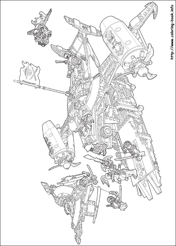 Lego ninjago coloring picture
