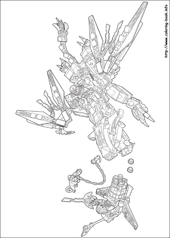 Lego ninjago coloring picture