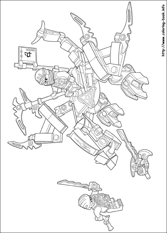 Lego ninjago coloring picture