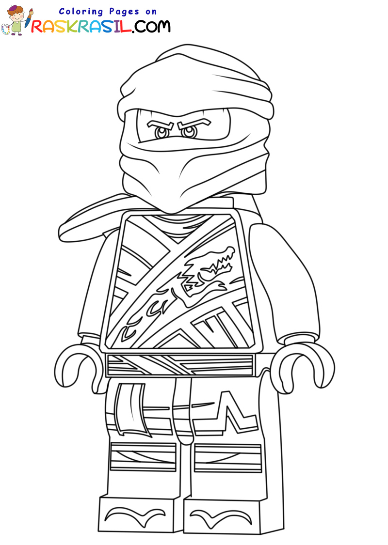 Lego ninjago dragon coloring pages