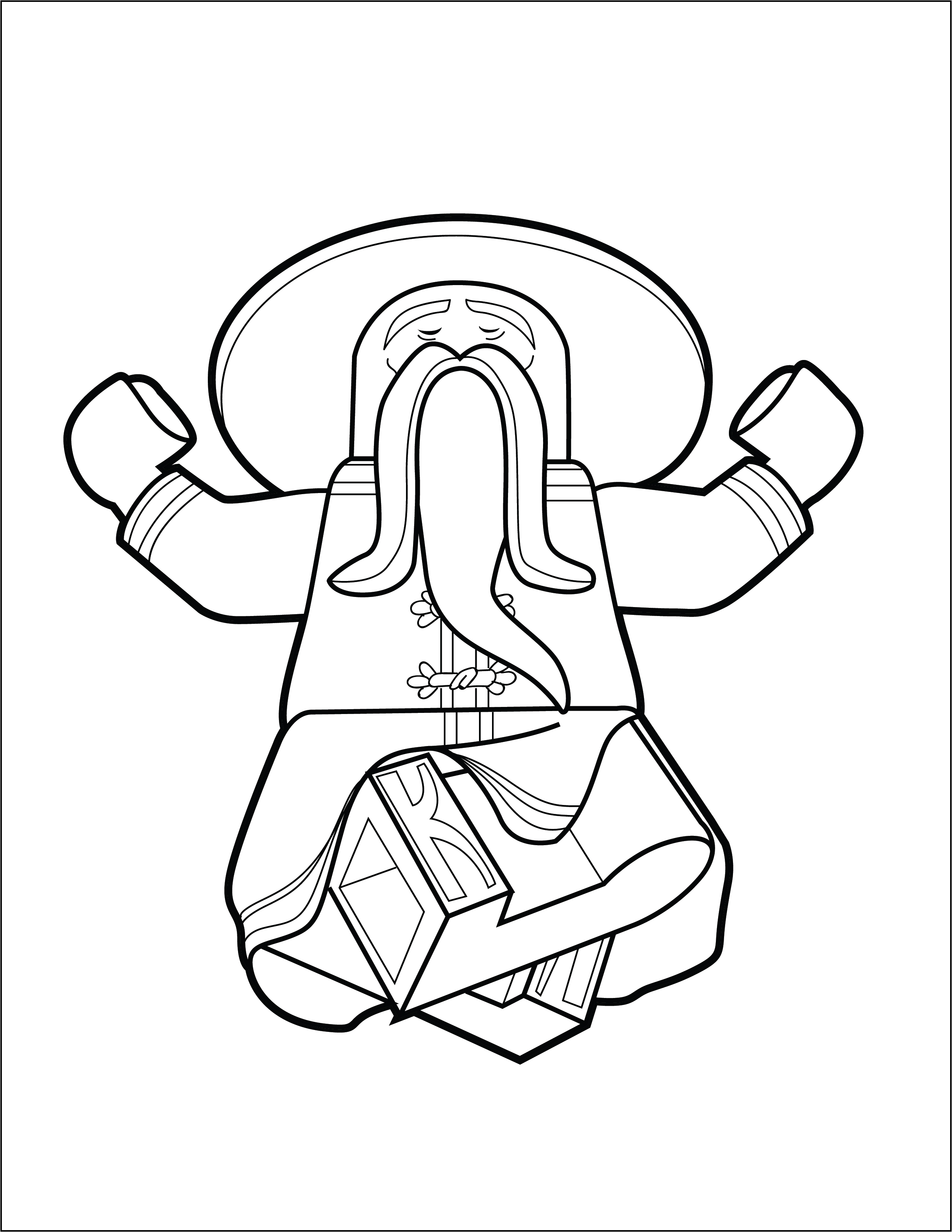 Lego ninjago coloring page