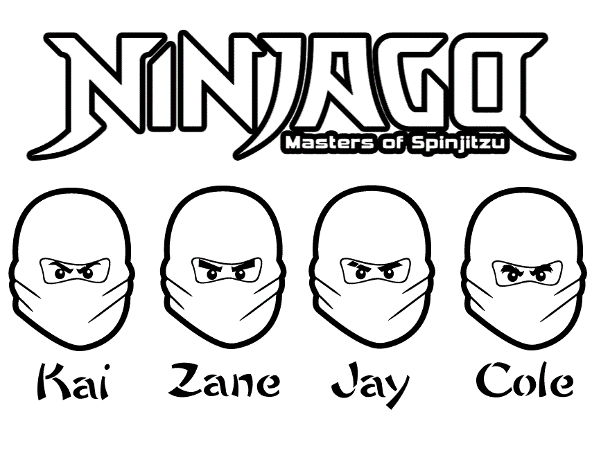 Ninjago coloring pages printable for free download