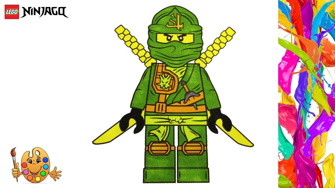 Coloring lego ninjago lloyd coloring pages coloring book