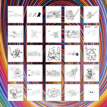 Get ready for ninja action printable ninjago coloring pages collection for kids
